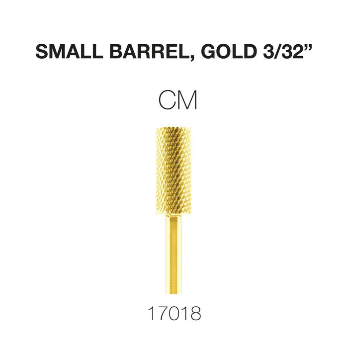 Cre8tion Carbide Small Barrel, Gold 3/32" CM