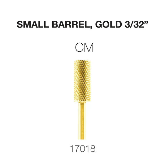 Cre8tion Carbide Small Barrel, Gold 3/32" CM