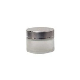 Cre8tion Thick Glass Jar with Silver Cap X-SMALL 20ml