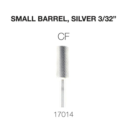 Cre8tion Carbide Small Barrel, Silver 3/32" CF