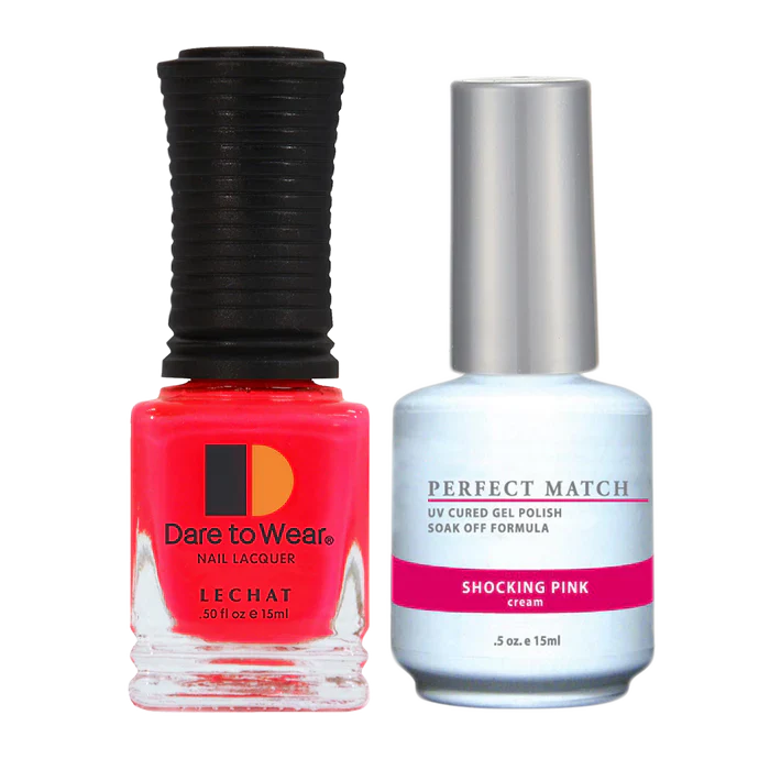 LeChat - Perfect Match - 045 Shocking Pink (Gel & Lacquer) 0.5oz