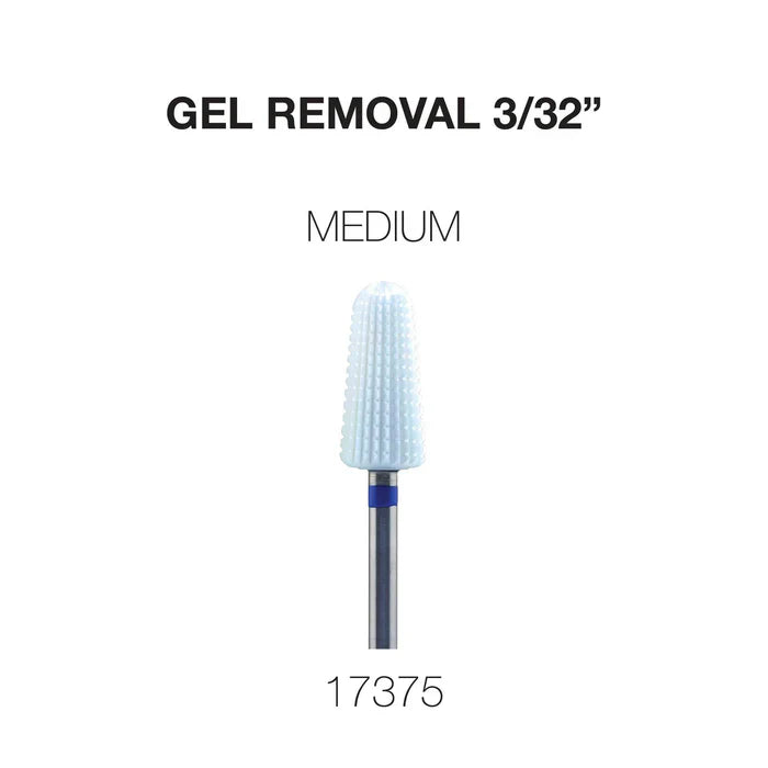 Cre8tion CERAMIC Gel Removal Nail Filing Bit 3/32" - Medium