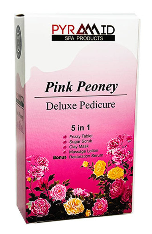 Pyramid Deluxe Pedicure 5 in 1 (Case 50pk) - Pink Peoney