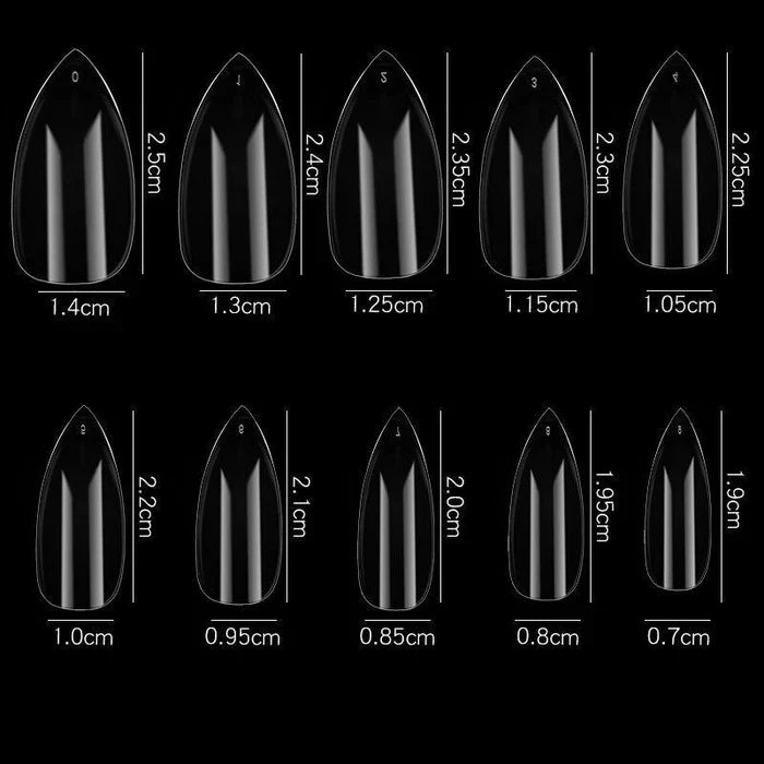 Cre8tion Special Shape - 06 Long Coffin 600 pcs./box Natural