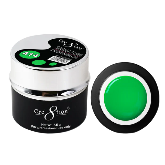 Cre8tion Signature Designer Gel 7.5 g - 0.26oz A14 True Green