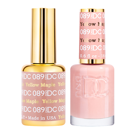 DND DC Duo Gel - #089  YELLOW MAPLE