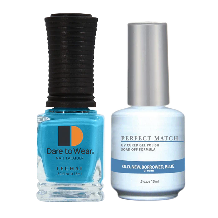 LeChat - Perfect Match - 051 Old, New, Borrowed, Blue (Gel & Lacquer) 0.5oz