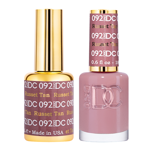 DND DC Duo Gel - #092  RUSSET TAN