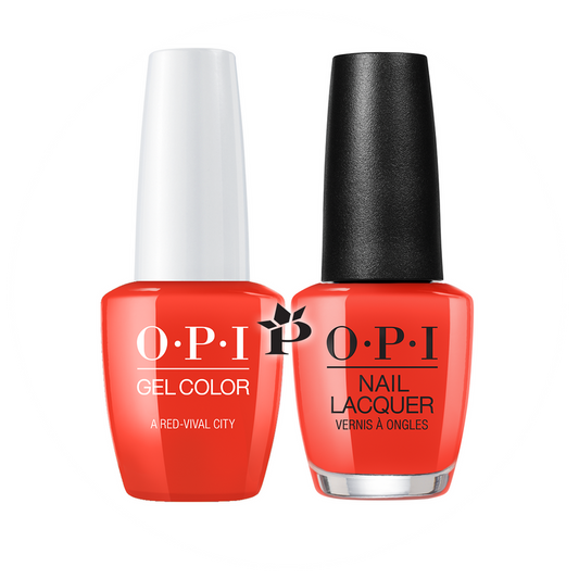 OPI Duo #  L22 - A RED-VIVAL CITY