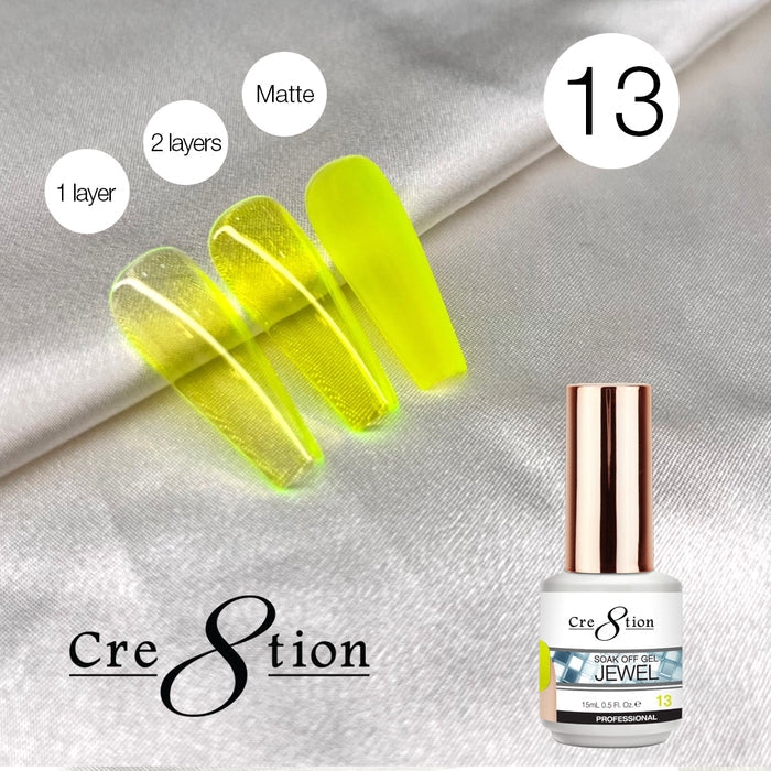 Cre8tion Soak Off Gel 0.5oz G13 - Jewel Collection