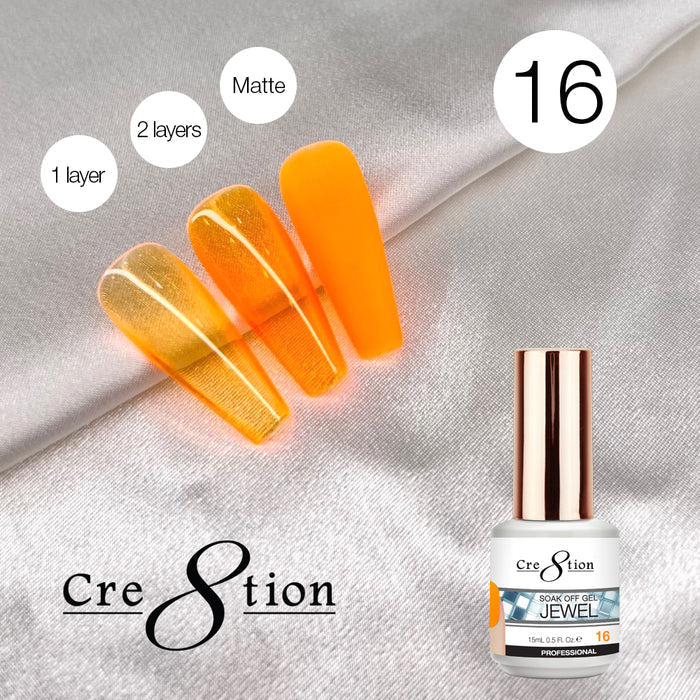 Cre8tion Soak Off Gel 0.5oz G16 - Jewel Collection