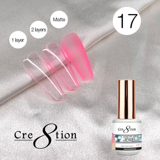 Cre8tion Soak Off Gel 0.5oz G17 - Jewel Collection