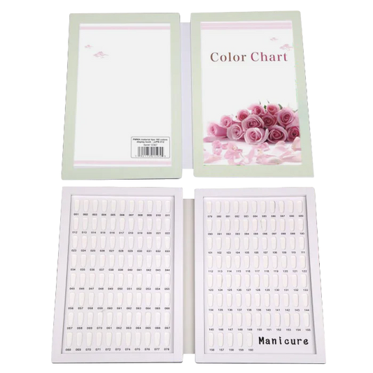 Cre8tion PMMA material tips 160 colors display book- JJPB-012