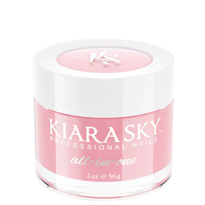 Kiara Sky All In One - Acrylic Dip Powder - DARK PINK - 2oz