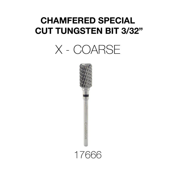 Cre8tion Chamfered Special Cut Tungsten Bit 3/32" CX