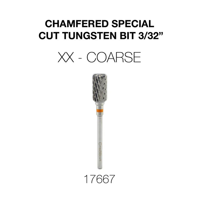 Cre8tion Chamfered Special Cut Tungsten Bit 3/32" CXX