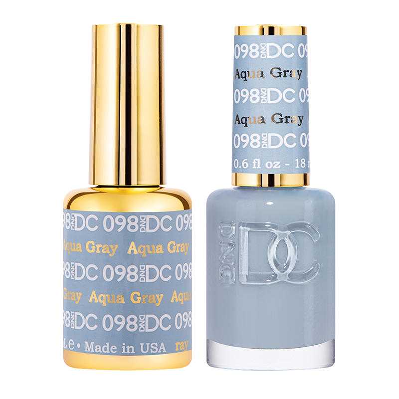 DND DC Duo Gel - #098  AQUA GRAY