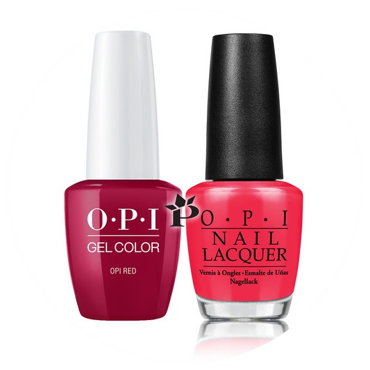 OPI Duo #  L72 - OPI RED