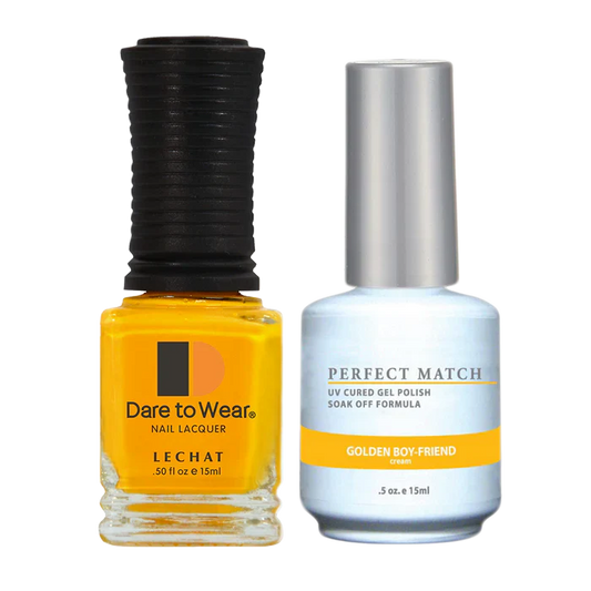 LeChat - Perfect Match - 064 Golden Boy-Friend (Gel & Lacquer) 0.5oz