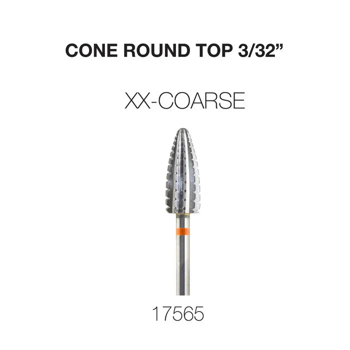 Cre8tion Cone Round Top Nail Filing Bit 3/32" CXX