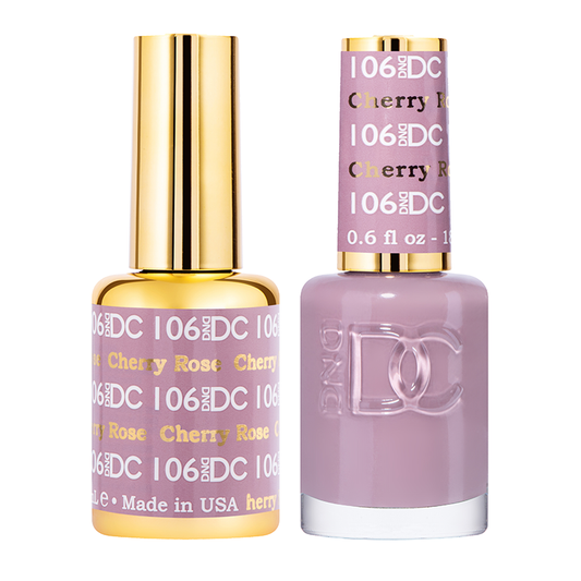 DND DC Duo Gel - #106  CHERRY ROSE