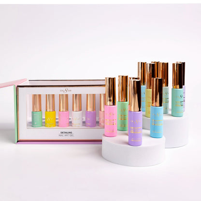 Creation Detailing Nail Art Gel - Pastel Collection