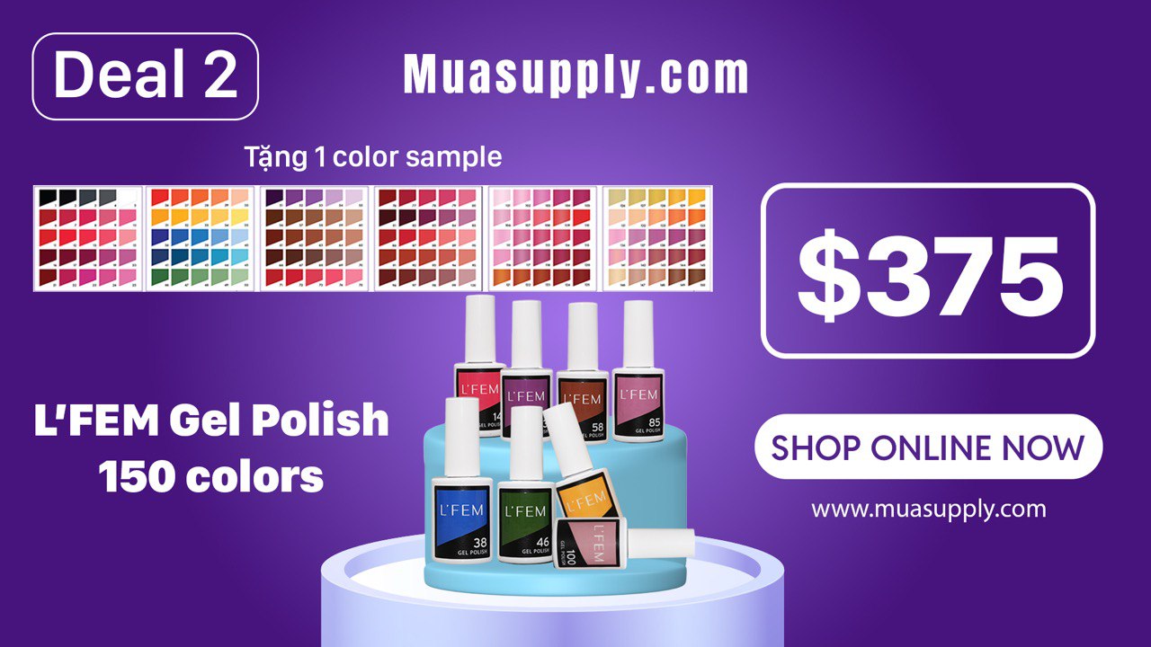 DEAL 2 | L'FEM Gel Polish 150 Colors Starter Kit ( Deals of the week )