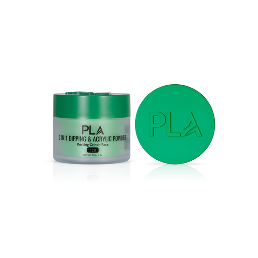 2-in-1 Dip & Acrylic Powder Resting Grinch Face - 129