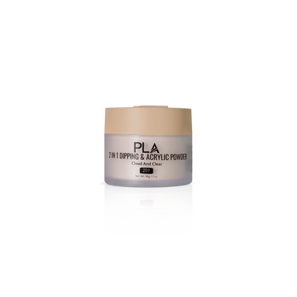 2-in-1 Dip & Acrylic Powder Cloud And Clear - 201
