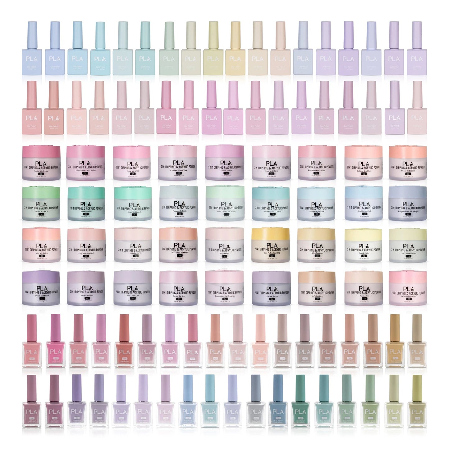 Gram Gram's Rose Garden Collection  3in1  (TPO & HEMA free) 36 Colors - Free 1 Color Chart