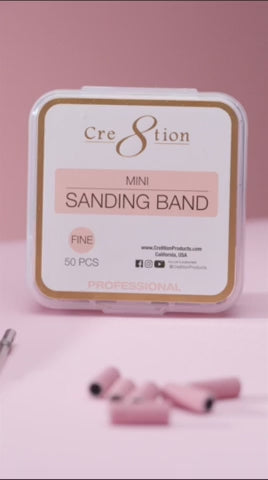 Cre8tion Mini Pink Sanding Band 50 pcs./box