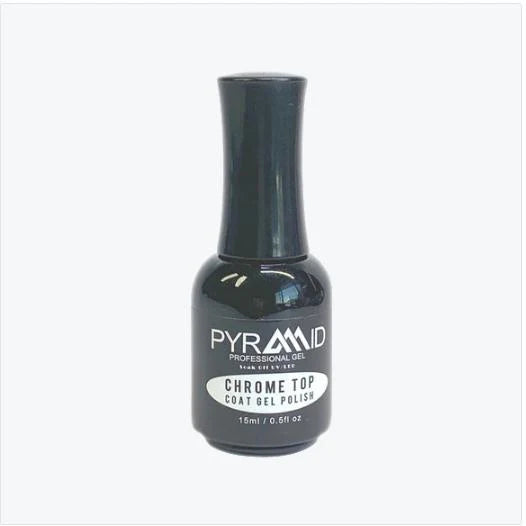 PYRAMID - Chrome Top Coat Gel Polish 0.5oz