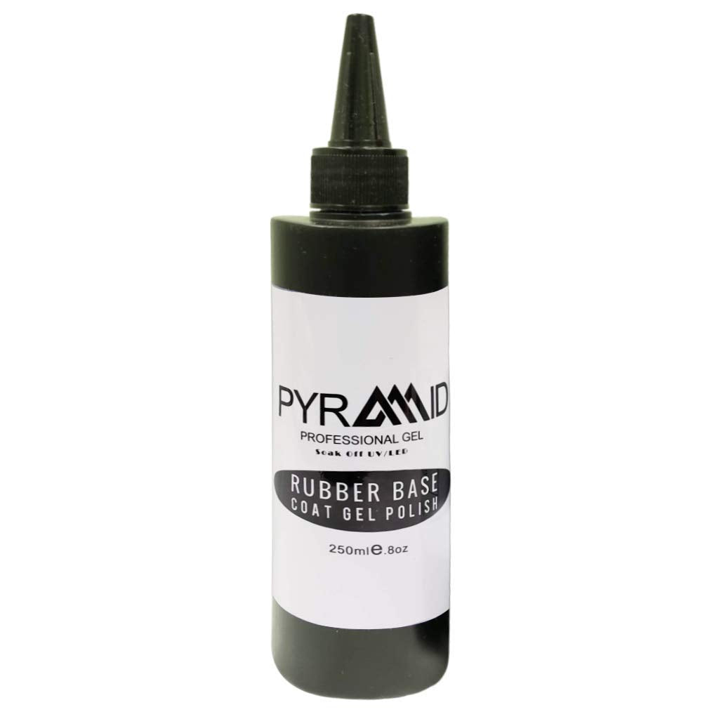 PYRAMID RUBBER BASE COAT GEL POLISH REFILL (8oz)