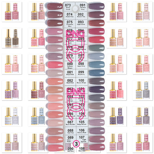 DND DC Gel & Polish Swatch TIP 3 ( 36 colors )
