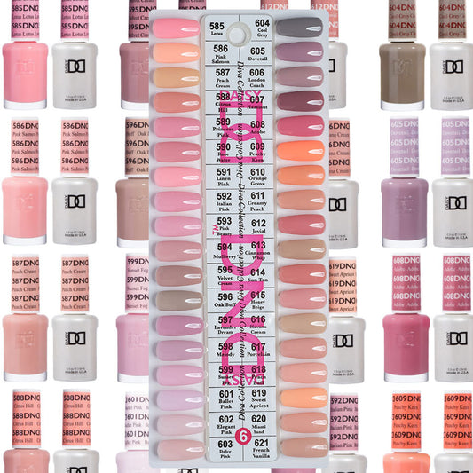 DND Swatch Gel & Polish TIP 6 ( 36 colors )