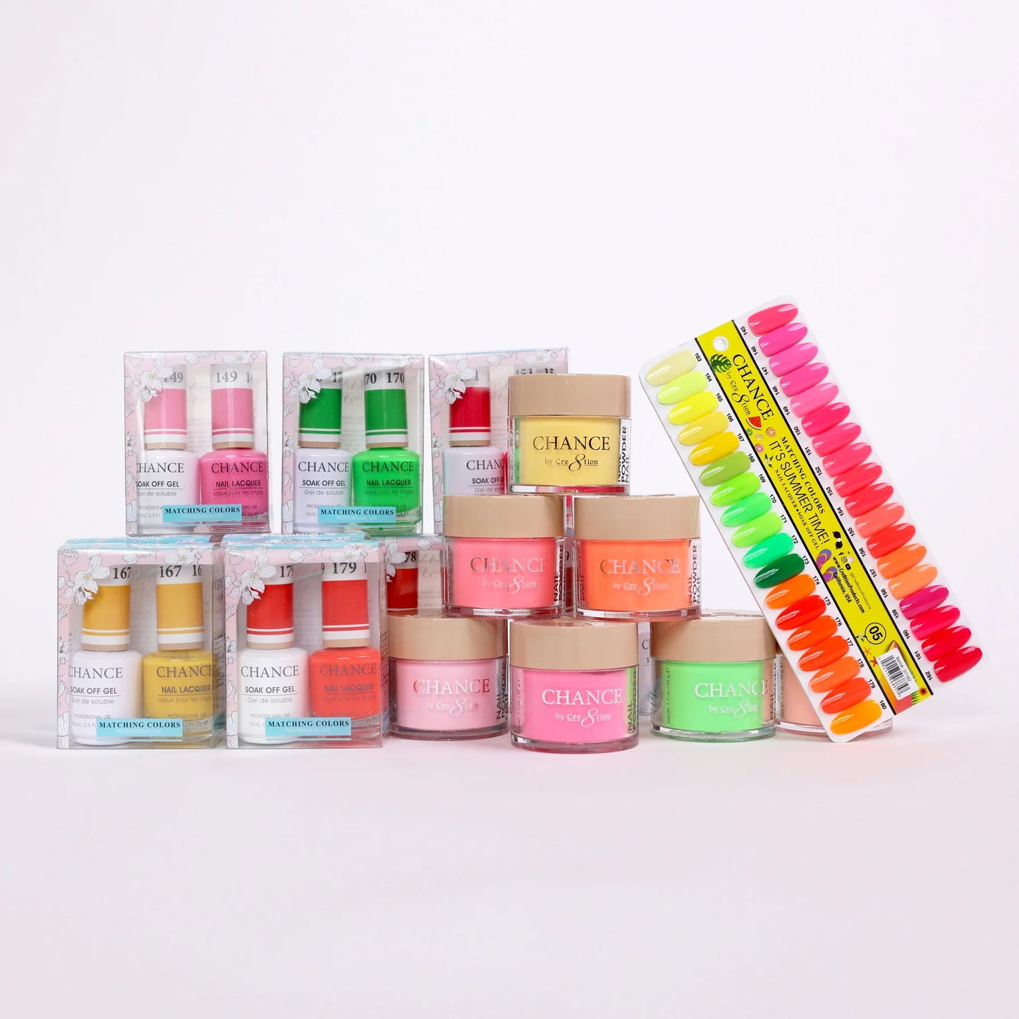 Popular Chance Matching Trio 36 Colors - It’s Summer Time Collection  (#145 - #180)