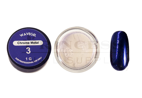 WAVEGEL CHROME METAL POWDER 1G - #03 BLUE