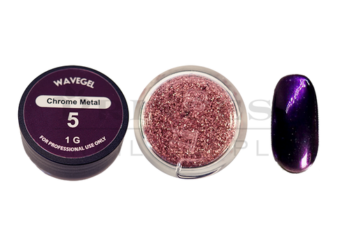 WAVEGEL CHROME METAL POWDER 1G - #05 VIOLET