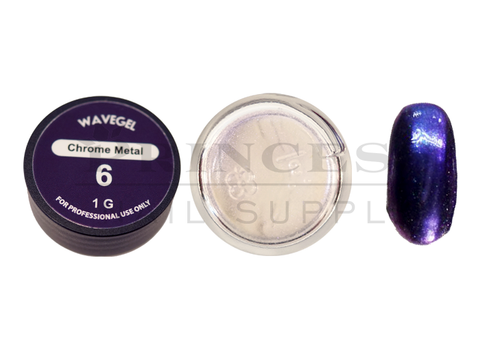 WAVEGEL CHROME METAL POWDER 1G - #06 PURPLE