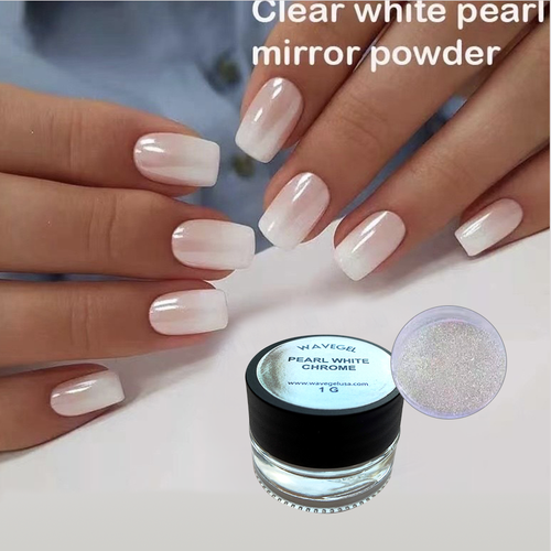 WAVEGEL CHROME POWDER 1G - PEARL WHITE