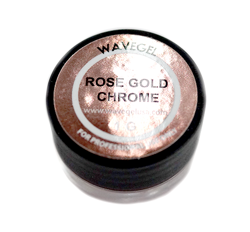 WAVEGEL CHROME POWDER 1G - ROSE GOLD CHROME