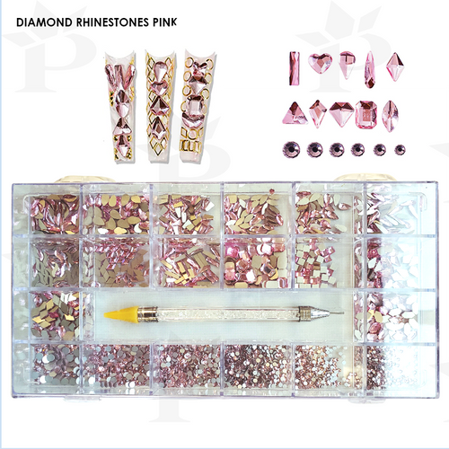 WAVEGEL RHINESTONE KIT BOX PINK