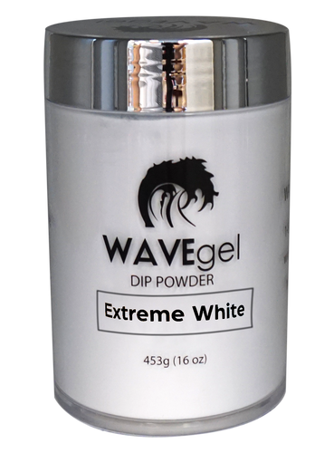 WAVE DIP & ACRYLIC POWDER - EXTREME WHITE 16OZ