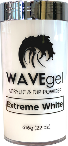 WAVE DIP & ACRYLIC POWDER - EXTREME WHITE 22OZ