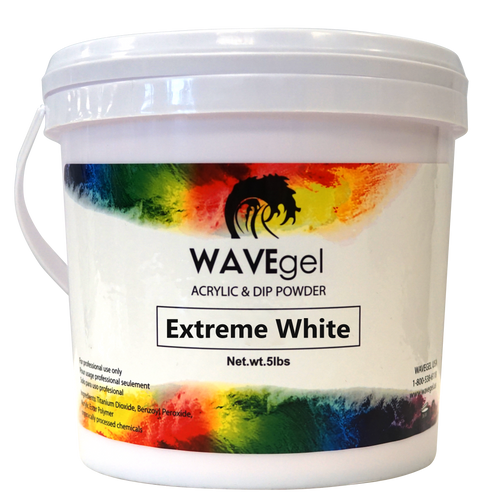 WAVE DIP & ACRYLIC POWDER - EXTREME WHITE 5LB