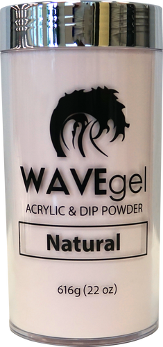 WAVE DIP & ACRYLIC POWDER - NATURAL 22OZ