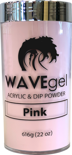 WAVE DIP & ACRYLIC POWDER - PINK 22OZ