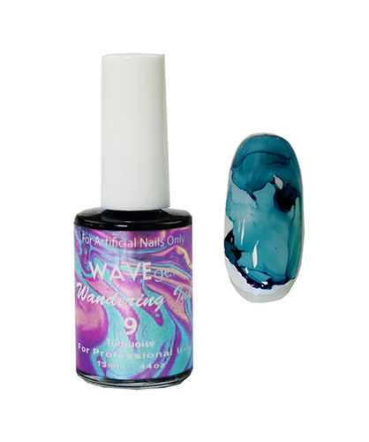 WAVEGEL WANDERING INK (PREV. MARBLE INK) - #9 TURQUOISE .44 OZ