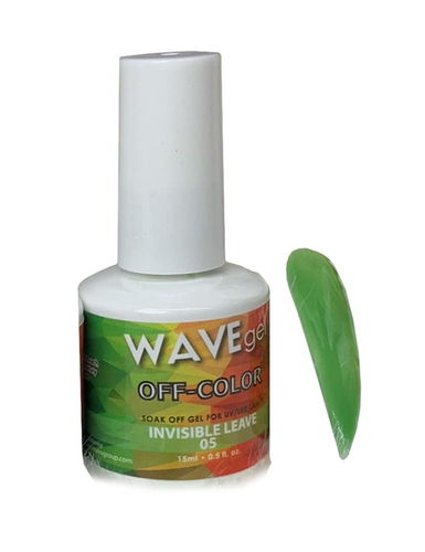 WAVEGEL OFF-COLOR GEL - #5 INVISIBLE LEAVE .5 OZ