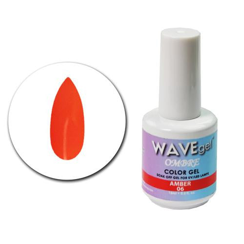 WAVEGEL OMBRE COLOR GEL - #6 AMBER .5 OZ